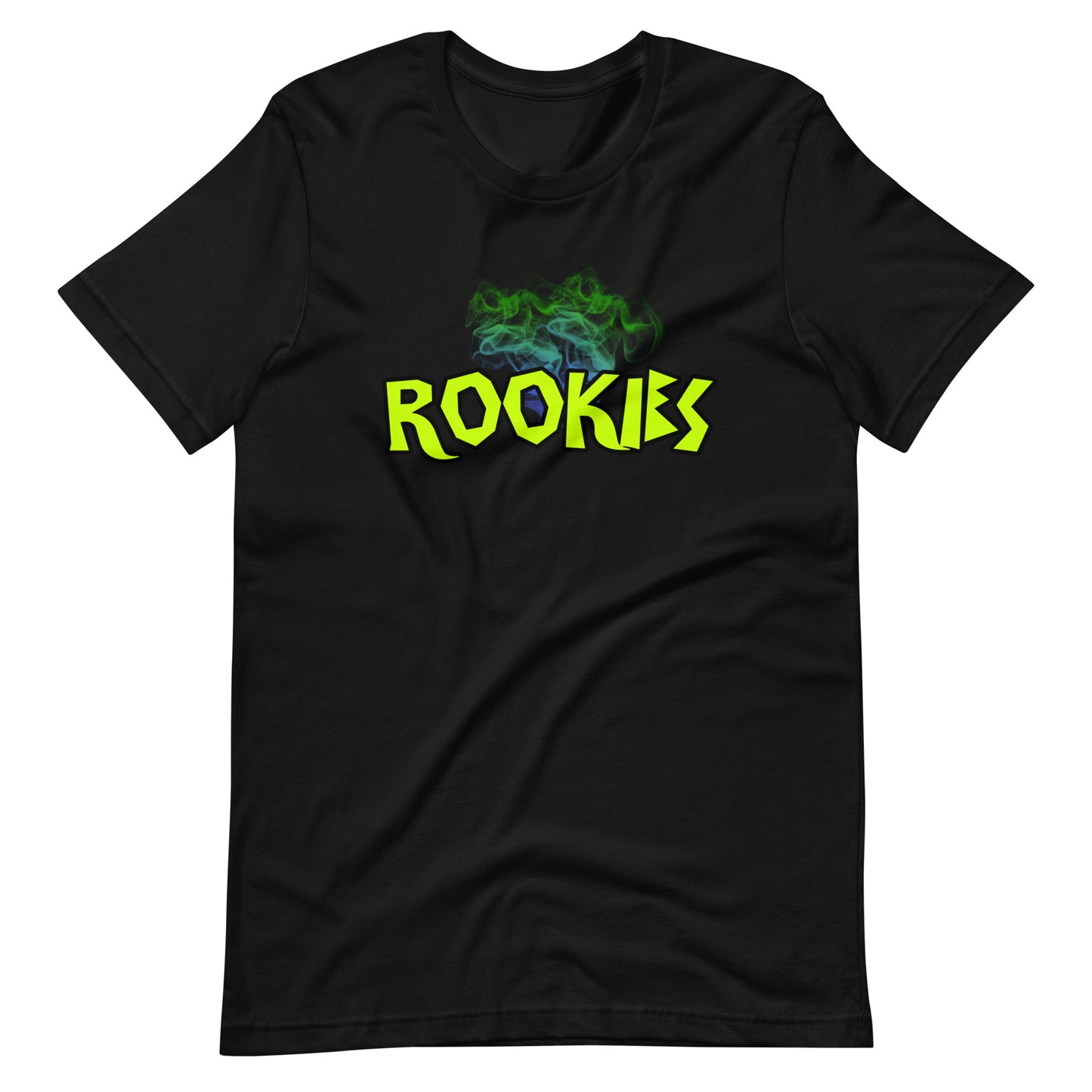 Lime Green Smoke Rookies Logo Tee - Unisex