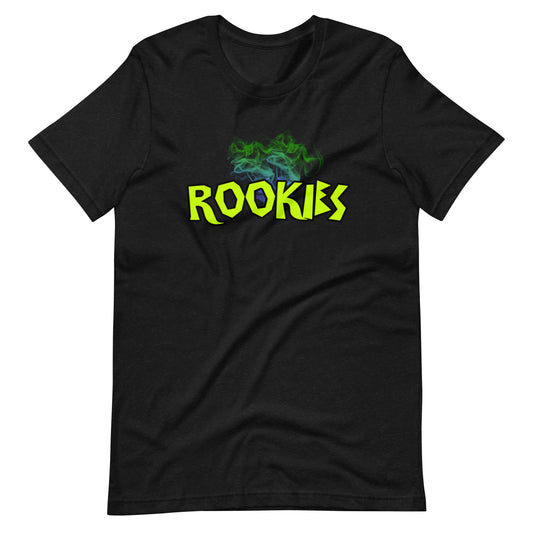 Lime Green Smoke Rookies Logo Tee - Unisex